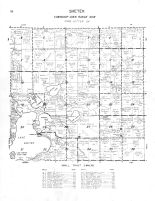 Shetek Township, Fox Lake, Bloody Lake, Lake Fremont, Round Lake, Murray County 1961